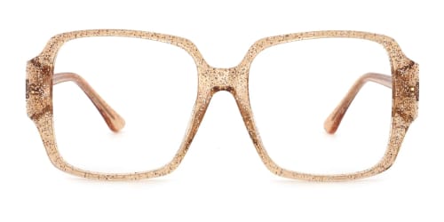 2053 Chelsea Rectangle brown glasses