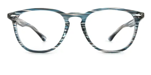 20591 An Oval blue glasses