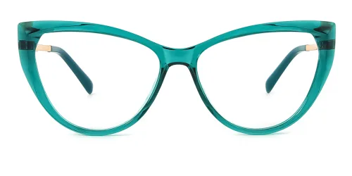 2062 Amarante Cateye green glasses