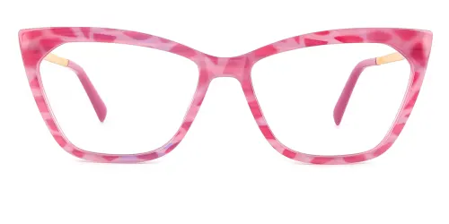 2064 hellen Cateye pink glasses
