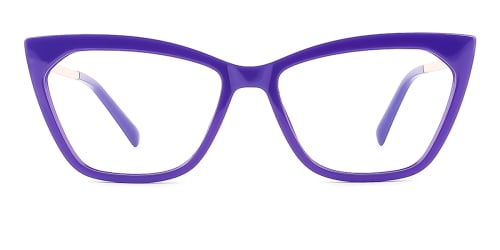 2064 hellen Cateye purple glasses