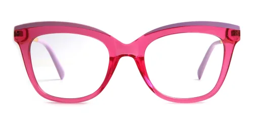 2065 Jenni Rectangle pink glasses