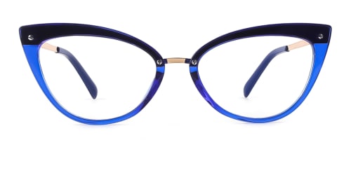 20701 Arden Cateye blue glasses