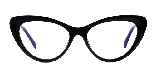 20731 Madge Cateye black glasses
