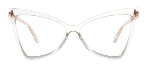 2077 Arleen Butterfly clear glasses