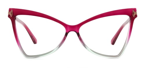 2077 Arleen Butterfly purple glasses