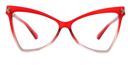 2077 Arleen Butterfly, red glasses