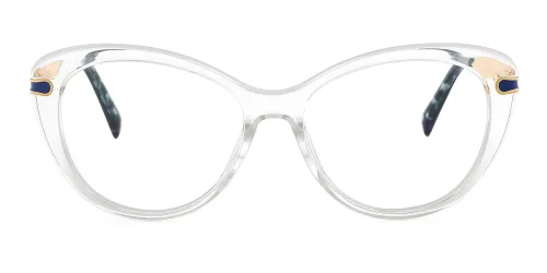 2088 Peachey Cateye clear glasses