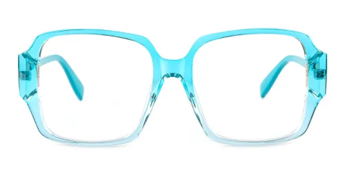 2099 Constance Rectangle blue glasses