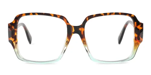 2099 Constance Rectangle tortoiseshell glasses