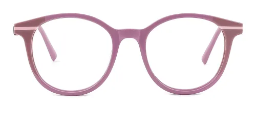 21047 Charles Round,Oval purple glasses