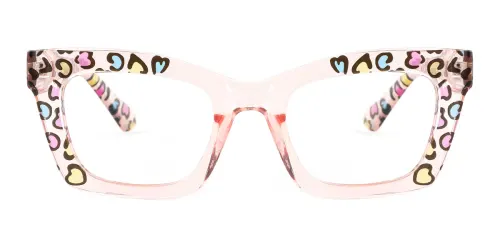 21052 Felton Rectangle pink glasses