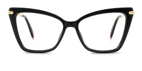 2106 Carolina Cateye black glasses