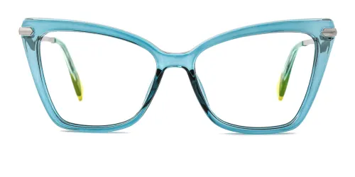 2106 Carolina Cateye blue glasses