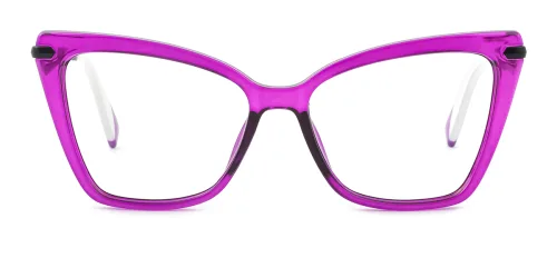 2106 Carolina Cateye purple glasses