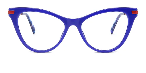 2109C Rina Cateye blue glasses