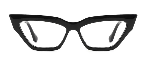 2110 Cicero Cateye black glasses
