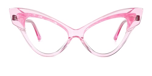 21115 Fontella Cateye,Butterfly pink glasses