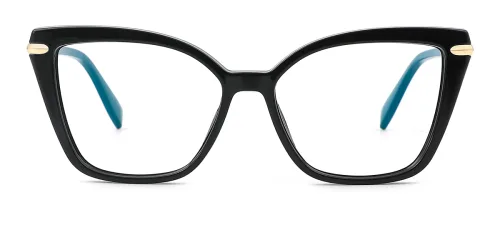 2112X Nakitta Cateye black glasses