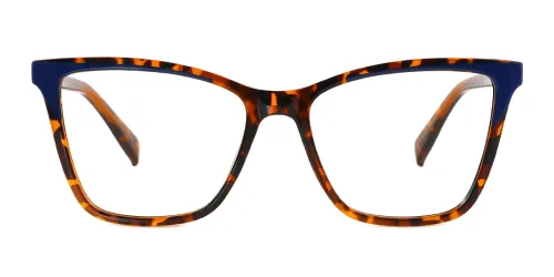 21161 Karren Rectangle tortoiseshell glasses