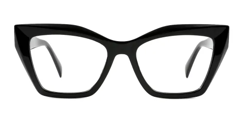 21167 Gloria Cateye black glasses