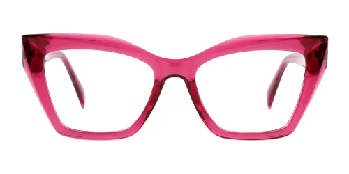 21167 Gloria Cateye purple glasses