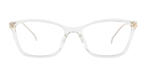 21194 Elena Cateye,Rectangle clear glasses