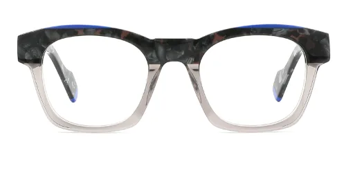 21195 Kiandra Rectangle grey glasses