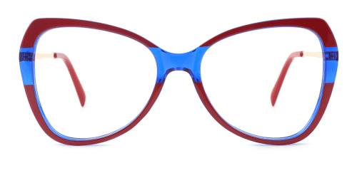 2123 Nizam Cateye,Butterfly blue glasses