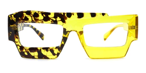 2124 Yasmen Rectangle yellow glasses
