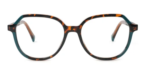 2139 Dinah Geometric, tortoiseshell glasses