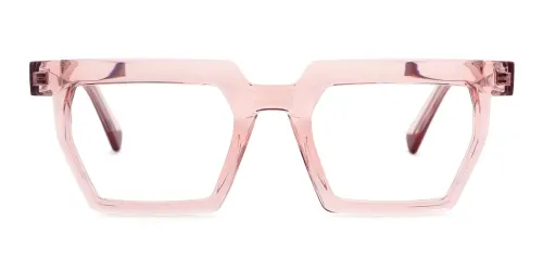 2144 Tandy Rectangle pink glasses