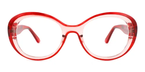 2146 Shelley Oval red glasses