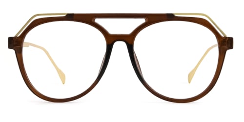 2151 Annabal Aviator brown glasses