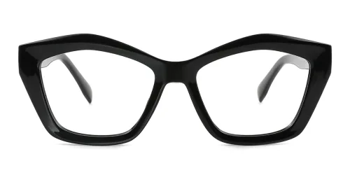 2169 Rolando Cateye black glasses