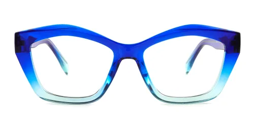 2169 Rolando Cateye blue glasses