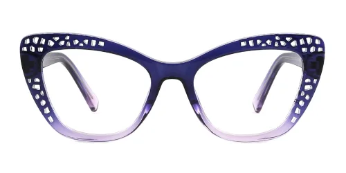 2183 Logan Cateye purple glasses