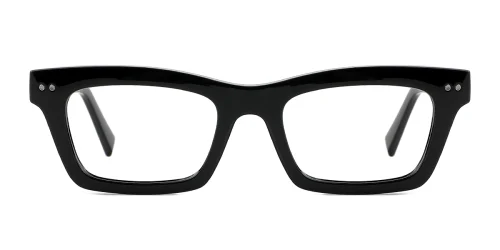 2191 Elkins Rectangle black glasses