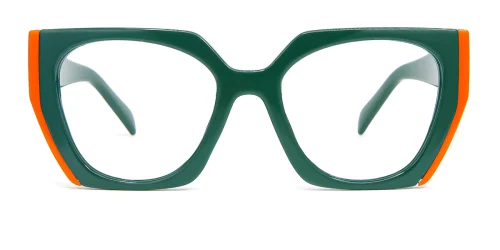 2194 Cinderella Rectangle,Geometric green glasses
