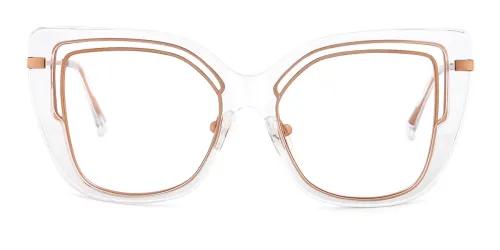 22140 Idla Rectangle, clear glasses