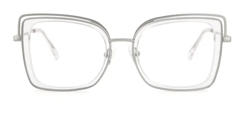 22143 Berenice Rectangle, clear glasses