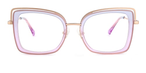 22143 Hannea Cateye purple glasses