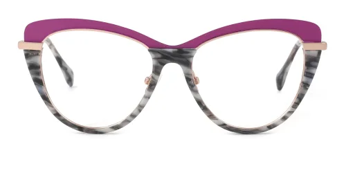 22146 Eda Cateye purple glasses