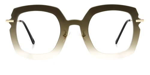 2216 Ara Rectangle brown glasses