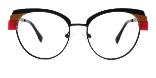 22167 Darius Cateye,Oval, black glasses