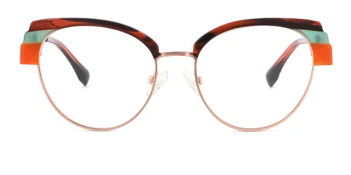 22167 Darius Cateye,Oval, brown glasses