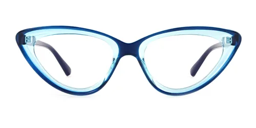 22211 Adara Cateye blue glasses