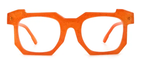 2236-1 Eve Geometric orange glasses
