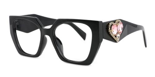 22461 Ruth Geometric black glasses