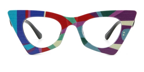 2275 Kaori Cateye multicolor glasses